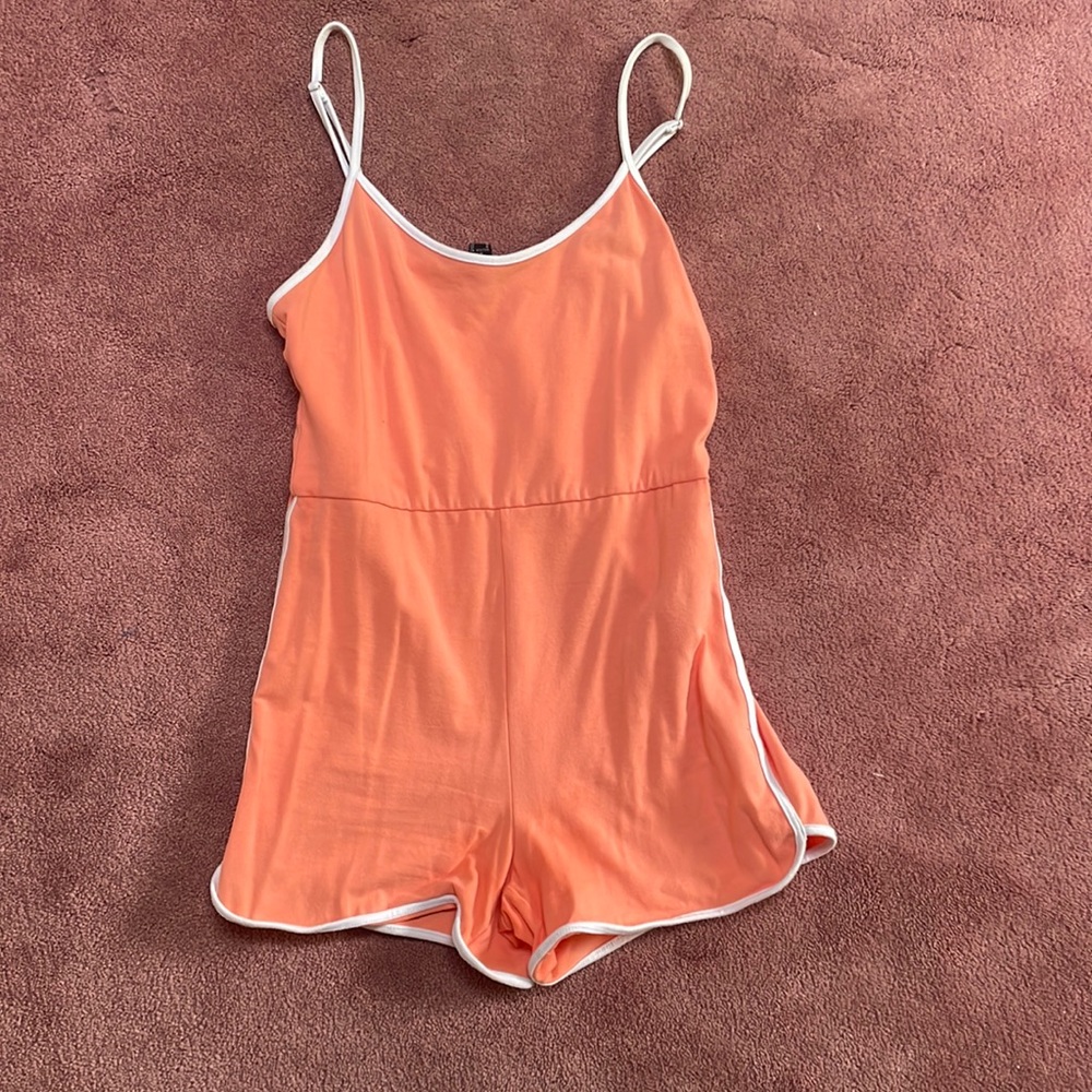 Peach romper